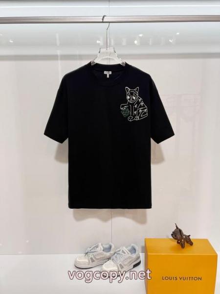 Tシャツ偽 ブランド 販売海外大人気 最新商品 個性派 LOEWE 4