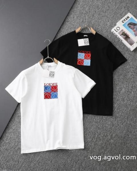 新商品☆完売必至 個性的 輝く高級感満点ブランド 通販 激安半袖TシャツLOEWE 0 