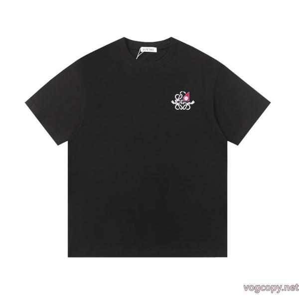 ブランド フェイク今季大人気新作登場 上品セレブな豪華 有名なロエベTシャツ 0