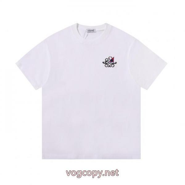 ブランド フェイク今季大人気新作登場 上品セレブな豪華 有名なロエベTシャツ 3