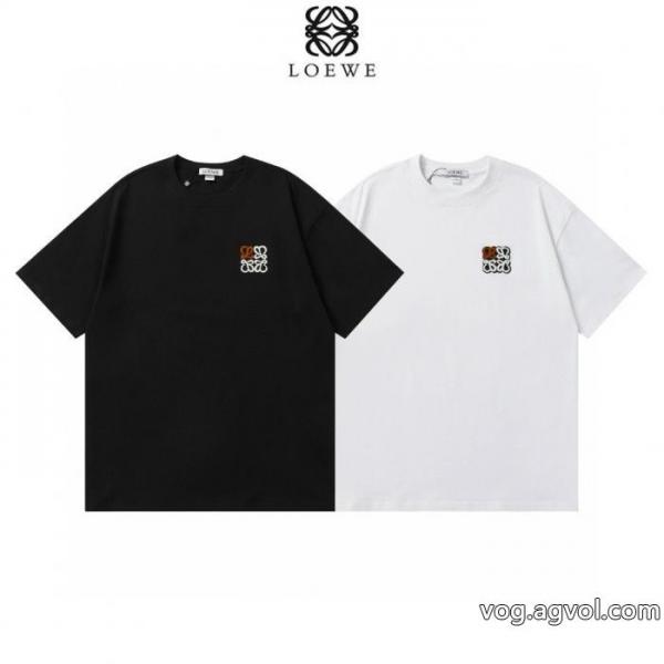 憧れの 海外セレブ定番愛用  完売必至半袖TシャツLOEWE偽 ブランド 通販 0 