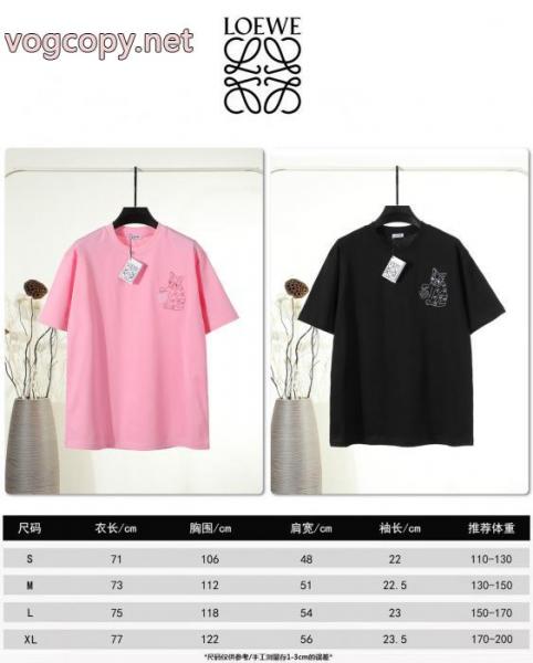 最安値新品 新作秋冬らしさをプラス 年末年始売切必至Tシャツロエベ通販 ブランド 5 