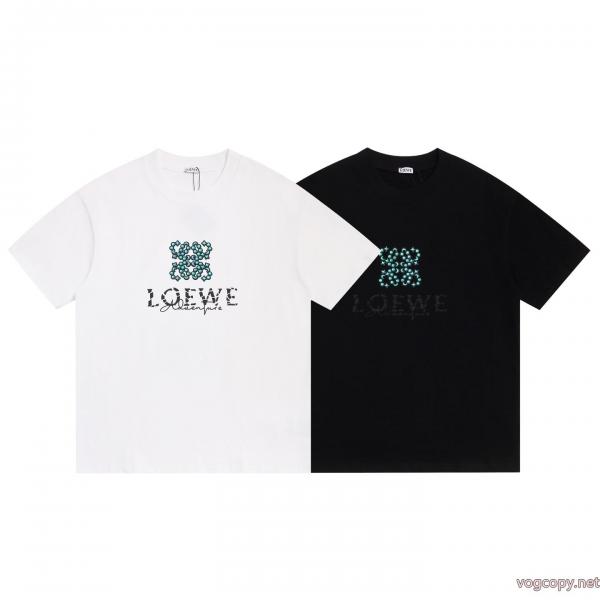 希少価値大 最新 話題沸騰中 上品保証ブランド 偽物Tシャツロエベ 0 