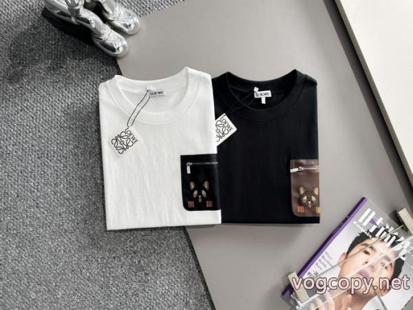 通販 ブランド最新入荷 誰も活躍したアイテム 流行フォルムLOEWE半袖Tシャツ 4