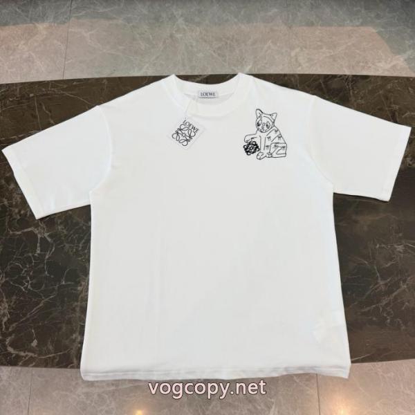 偽物 通販不思議なモテる 最安値挑戦中 話題が沸騰中LOEWE半袖Tシャツ 1