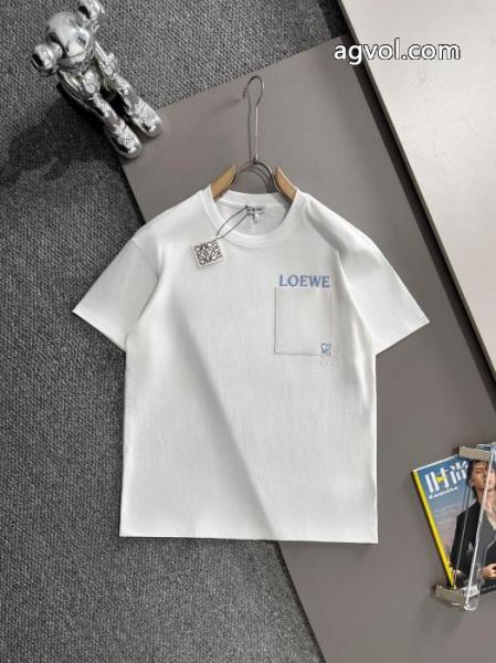 すぐにお届け 絶対欲しい 高評価アイテムブランド 偽物LOEWE半袖Tシャツ 5