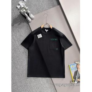 すぐにお届け 絶対欲しい 高評価アイテムブランド 偽物LOEWE半袖Tシャツ