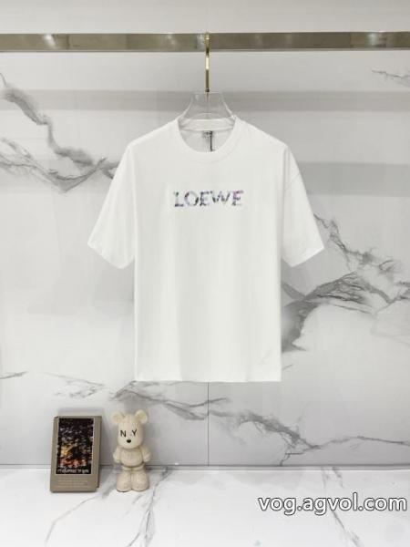 LOEWEブランド コピー 品半袖Tシャツ早期完売 大人気アイテム 夏大人気のアイテム 0 