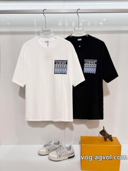 限定デザイン 安定した質感 限定セール品質保証半袖Tシャツロエベ激安 通販 専門 0 