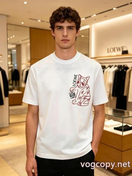 半袖TシャツLOEWEブランド コピー 優良ついに登場 2026最新コラボ完売間近 上質 2