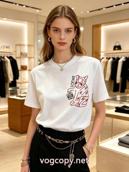 半袖TシャツLOEWEブランド コピー 優良ついに登場 2026最新コラボ完売間近 上質 1