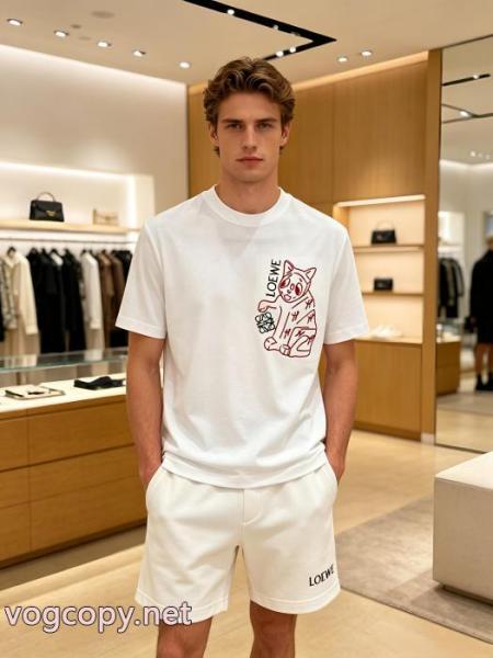 半袖TシャツLOEWEブランド コピー 優良ついに登場 2026最新コラボ完売間近 上質 3