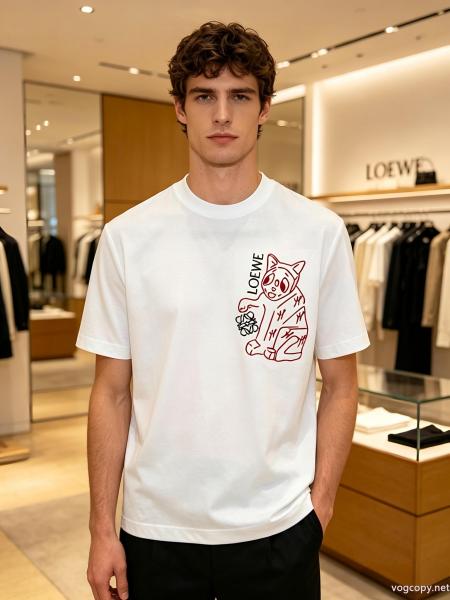 半袖TシャツLOEWEブランド コピー 優良ついに登場 2026最新コラボ完売間近 上質 0