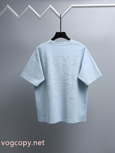 最安値送料無料 非常に人気の高い 売れ筋半袖Tシャツ偽 ブランド 通販LOEWE 4