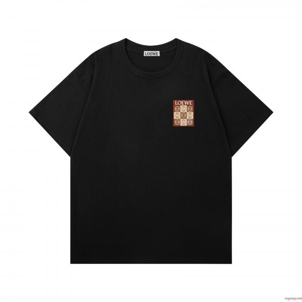 高級感演出 ユニークなデザイン 最新作正規品半袖TシャツLOEWEブランド 偽物 通販 0