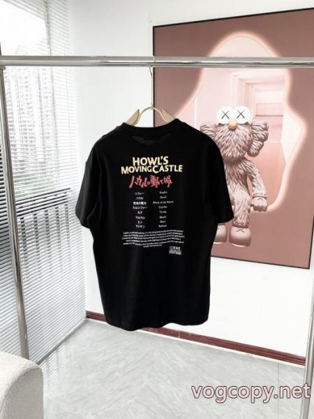 清潔感溢れる 限定的新作入荷 今年トレンド半袖Tシャツブランド フェイクLOEWE 1