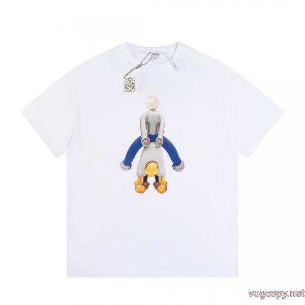 お手軽な価格 即発 今季大人気LOEWEブランド 品 スーパー コピー半袖Tシャツ 0