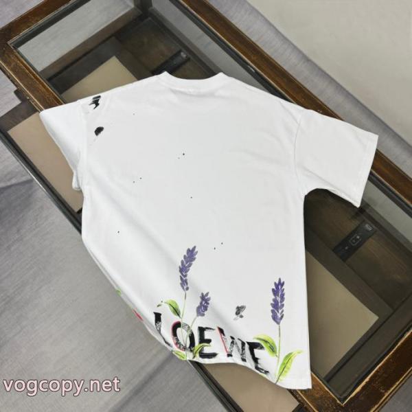 コピー 商品 通販数量限定版人気アイテム 話題沸騰中 有名人同じアイテム半袖Tシャツロエベ 1