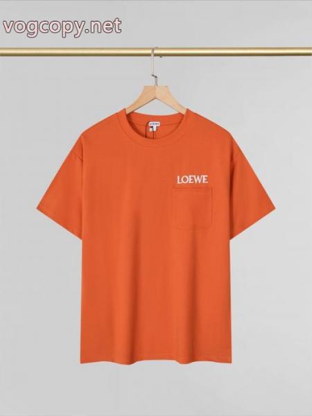 上品で優しい雰囲気に 通勤の定番 国内即発送込半袖Tシャツブランド 通販ロエベ 1