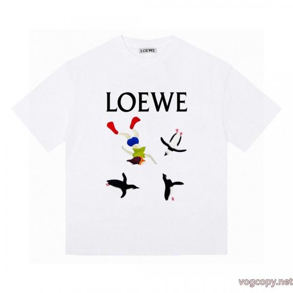 偽物 通販 サイト手元在庫限り 普段使いに最適の大人スタイル お得格安LOEWE半袖Tシャツ 0