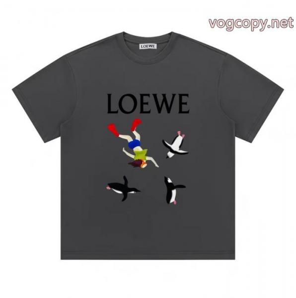 偽物 通販 サイト手元在庫限り 普段使いに最適の大人スタイル お得格安LOEWE半袖Tシャツ 5