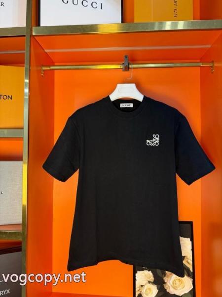偽 ブランド 通販3万円以内新作商品 大人気カラー入荷! 品質保証最新作半袖Tシャツロエベ 4