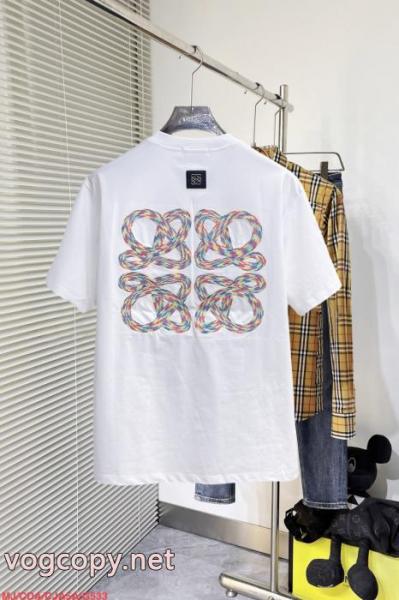 スーパー コピー ブランド 通販LOEWEデザイン性の高い 破格値大放出 超人気美品半袖Tシャツ 4