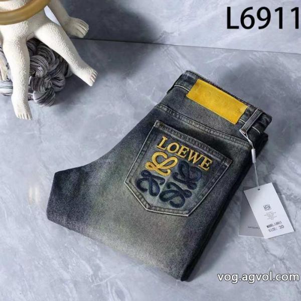 偽物 ブランド 激安即発送最新作！ ヴィンテージ感 ハイグレードジーンズLOEWE 0 