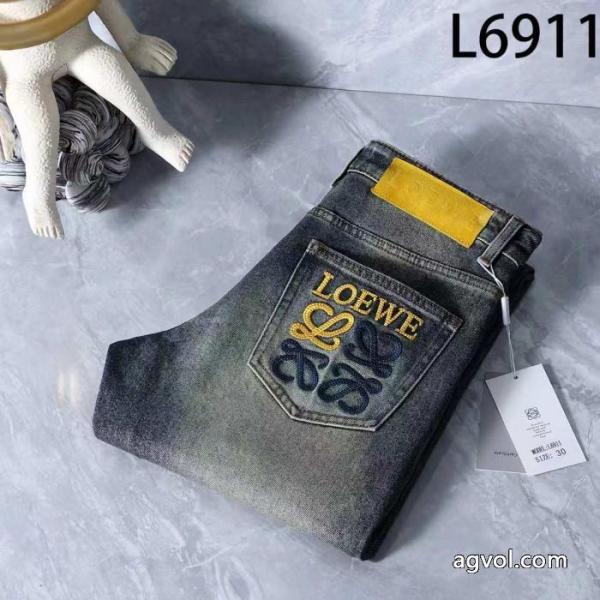 偽物 ブランド 激安即発送最新作！ ヴィンテージ感 ハイグレードジーンズLOEWE 5 