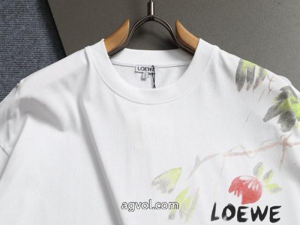 LOEWEお得な激安セール価格 爆発的人気 新作数量限定セール半袖Tシャツ偽 ブランド 購入 4