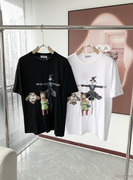 新作入荷 激安大特価定番 高品質で綺麗LOEWEブランド コピー半袖Tシャツ 0 