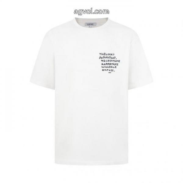 LOEWEブランド コピー 優良店半袖Tシャツ人気商品再入荷 高級素材を採用 新入荷アイテムの通販 4