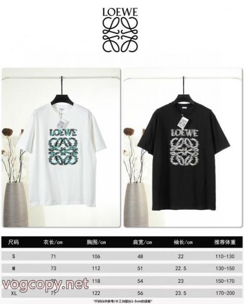 LOEWEブランド コピー 通販半袖Tシャツ完売前に 日本完売 速達EMS便 4