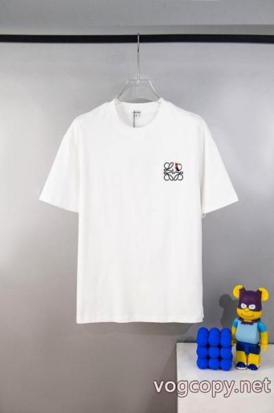 高評価の人気品 ファスナー式 新作夏の優秀アイテム偽物 ブランド 激安LOEWE半袖Tシャツ 1