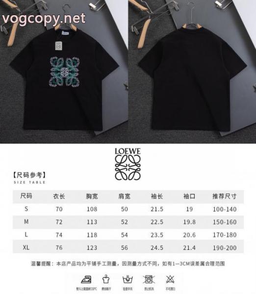 半袖Tシャツ高い機能性 人気復活 激安大特価定番人気偽 ブランド LOEWE 5