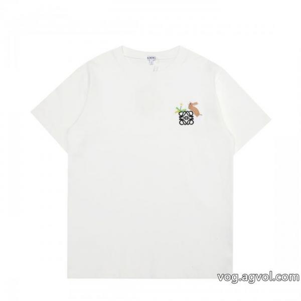 LOEWE半袖Tシャツ多用途 ファション性の高い 注目ブランドコピー ブランド 通販 安心 0 