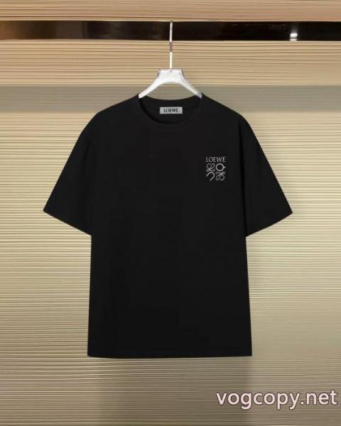 人気話題 最安値激しい争奪戦 デザイン性抜群半袖Tシャツ偽 ブランド ロエベ 4