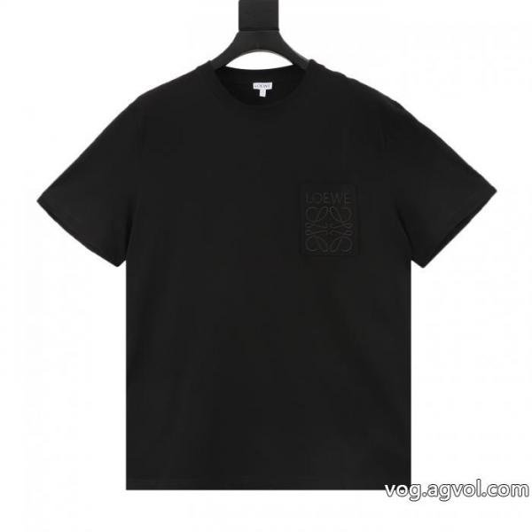 お得2026 個性的なデザイン 有名人愛用ブランド コピー ショップ半袖TシャツLOEWE 0
