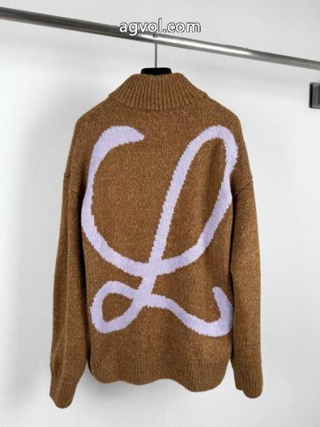 LOEWE/ロエベAnagramエンボスニットハイネックコート 1