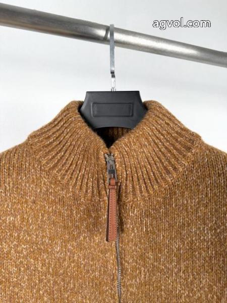 LOEWE/ロエベAnagramエンボスニットハイネックコート 4